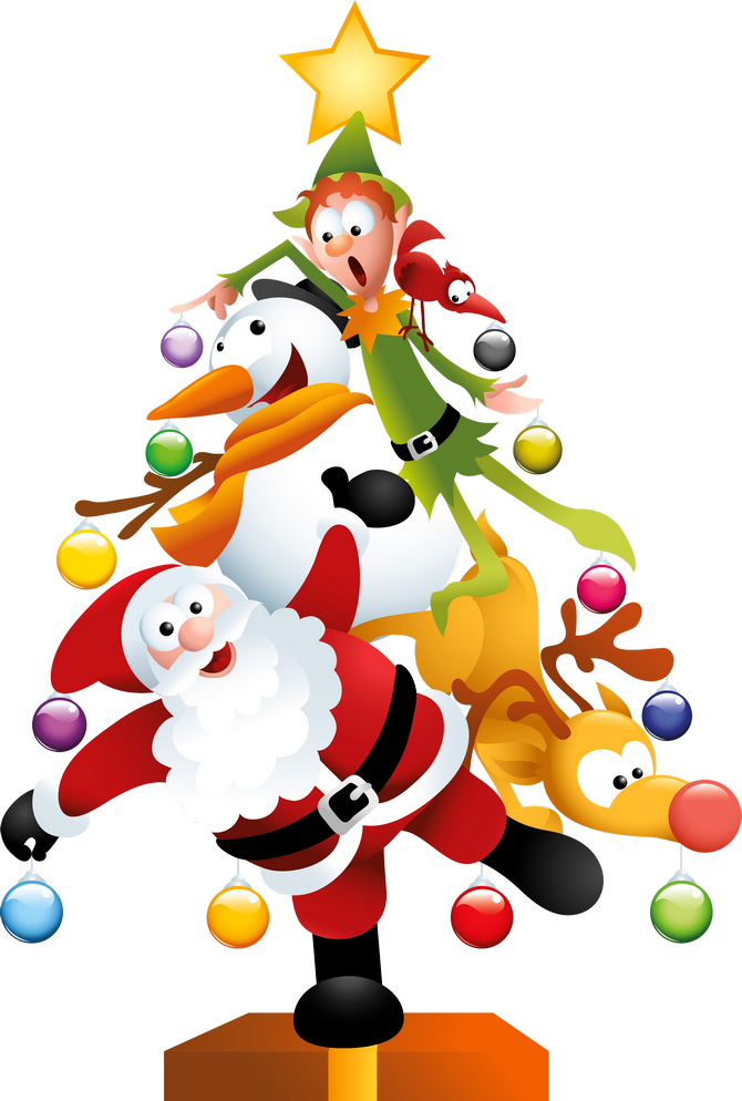 Funny_Transparent_Christmas_Tree_PNG_Clipart