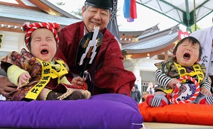 'Baby-Cry Sumo' Takes Place In Hiroshima