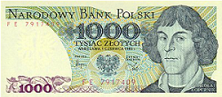 banknot - Kopernik